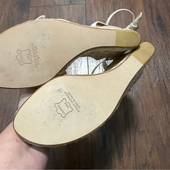 Stuart Weitzman Vagabondo Espadrille Wedge Sandals size 8.5 - Picture 7 of 10